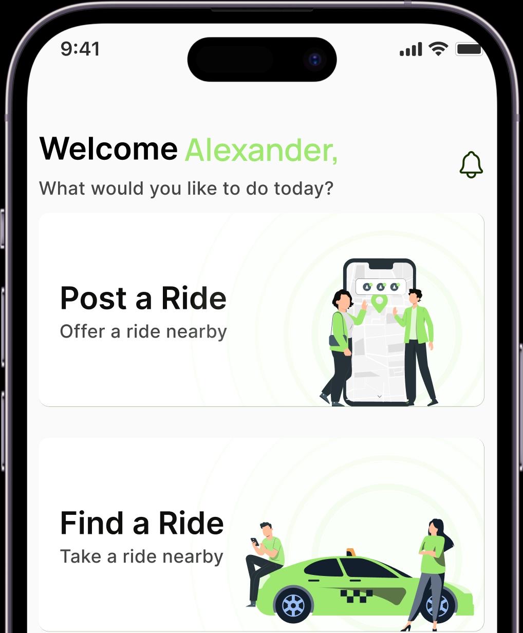 Login Your go to Carpool App